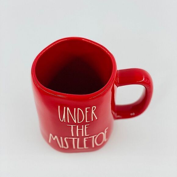 Rae Dunn Red Under the Mistletoe Mug - Picture 7 of 10
